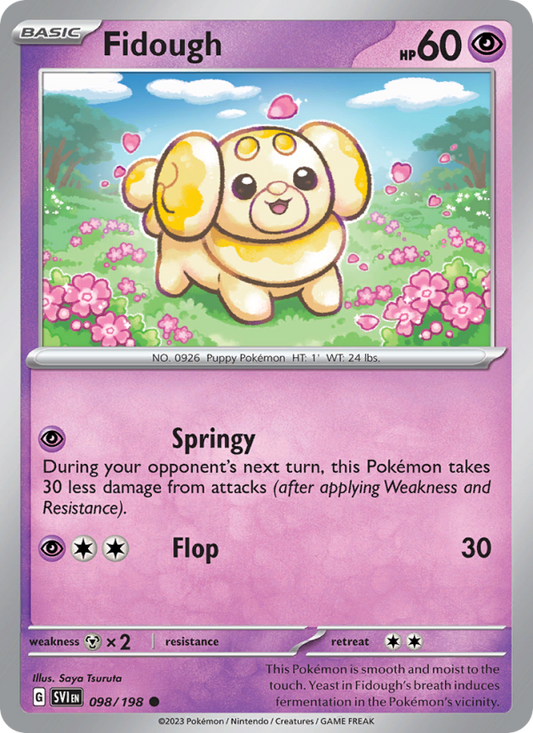 Fidough (098/198) Reverse Holo card image