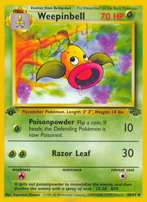 Weepinbell (048/64) Reverse Holo card image