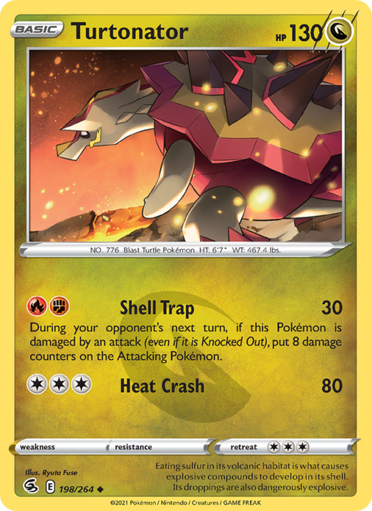 Turtonator (198/264) Reverse Holo card image
