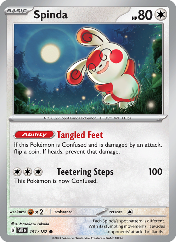Spinda (151/182) Reverse Holo card image