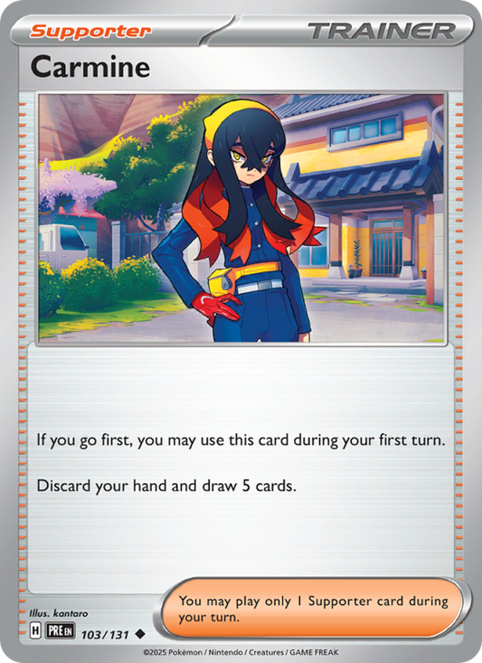 Carmine (103/131) Reverse Holo card image