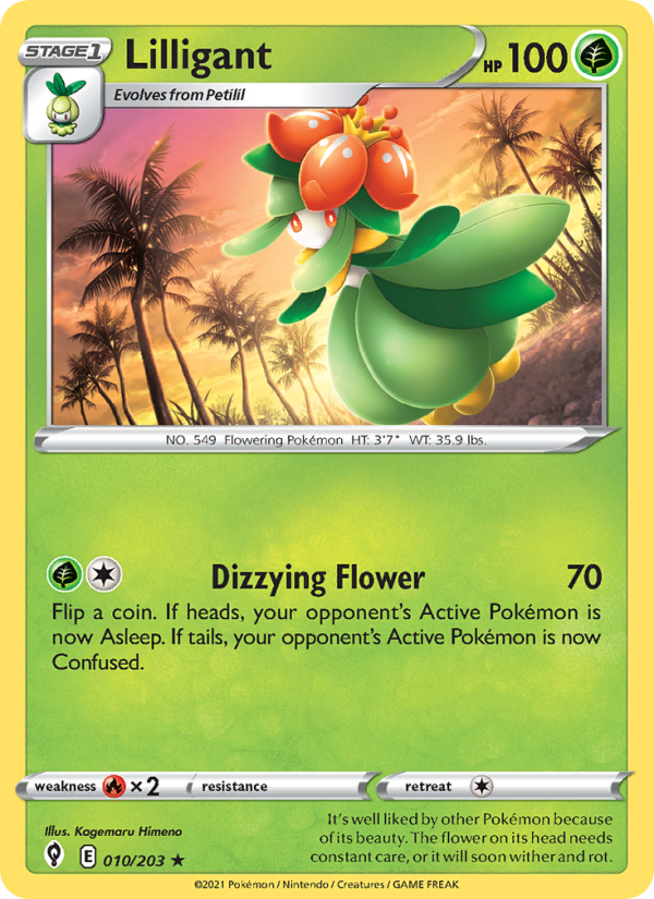 Lilligant (010/203) Reverse Holo card image