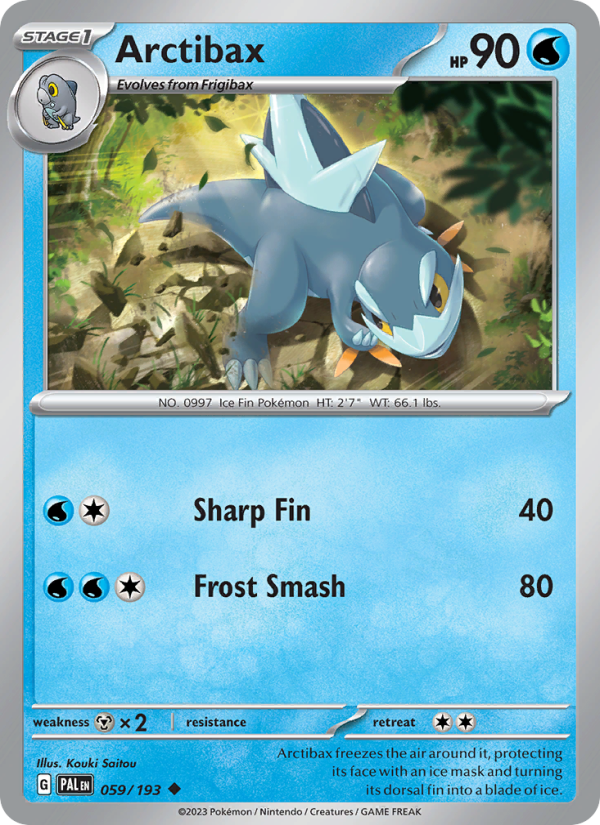 Arctibax (059/193) Reverse Holo card image