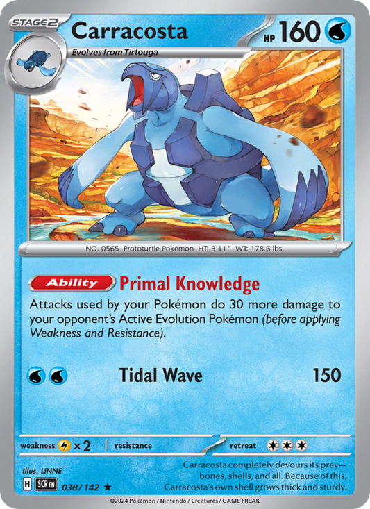 Carracosta (038/142) Reverse Holo card image