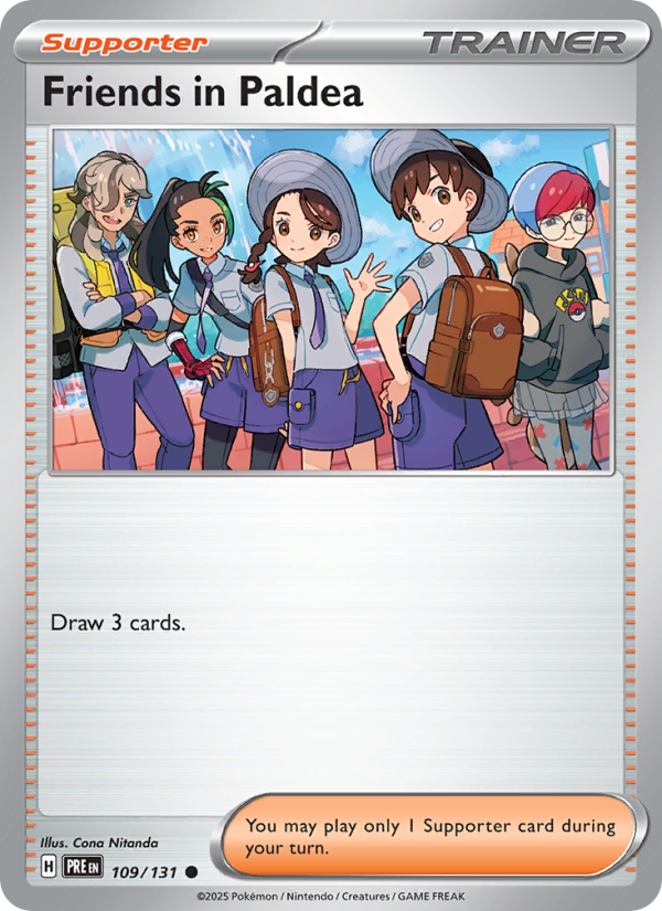 Friends in Paldea (109/131) Reverse Holo card image