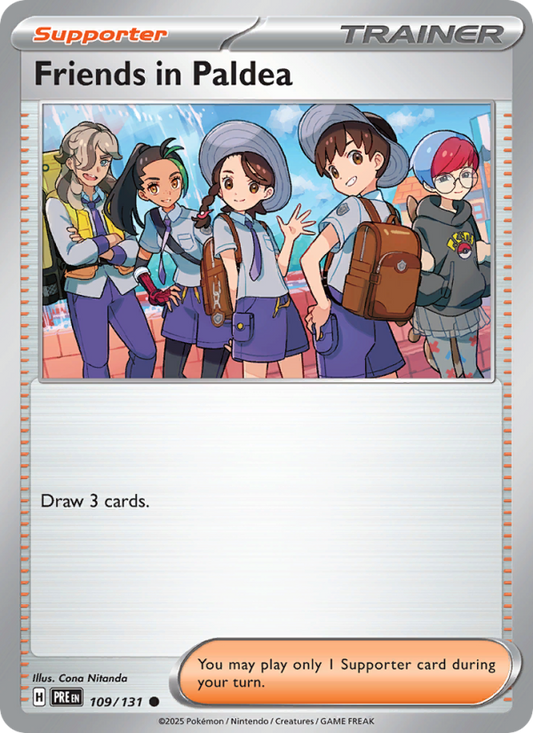Friends in Paldea (109/131) Reverse Holo card image