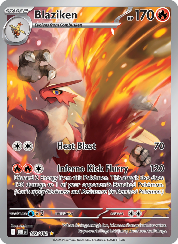 Blaziken (192/182) Reverse Holo card image