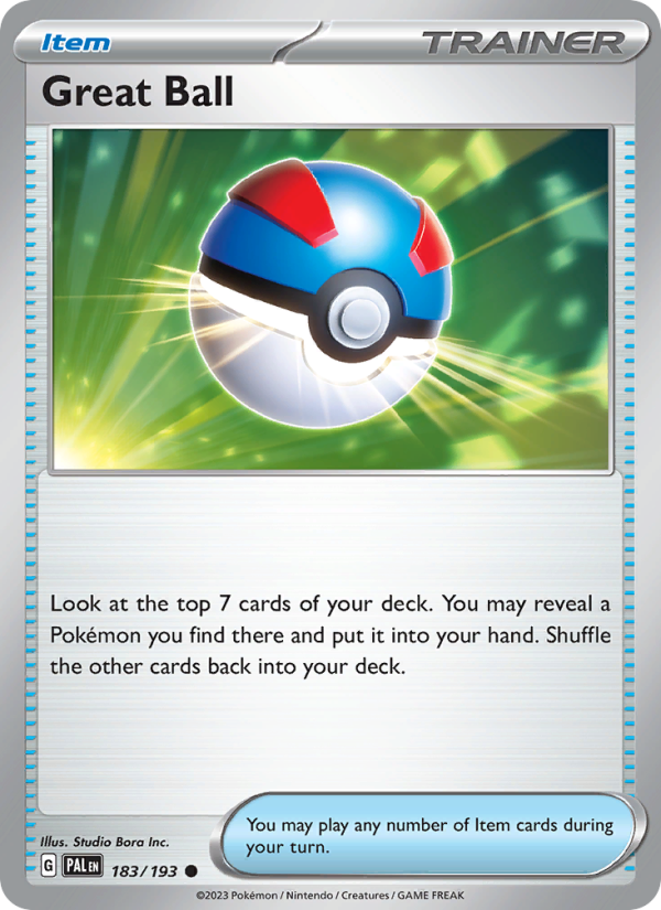 Great Ball (183/193) Reverse Holo card image