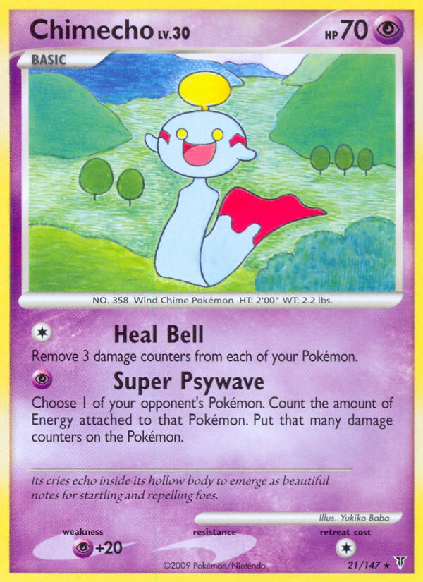 Chimecho (021/147) Reverse Holo card image