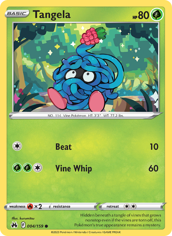 Tangela (004/159) Reverse Holo card image