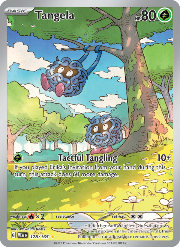 Tangela (178/165) Holographic card image
