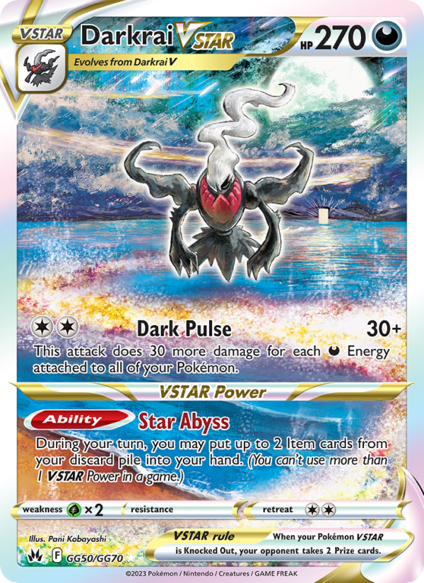 Darkrai VSTAR (GG50/159) Holographic card image
