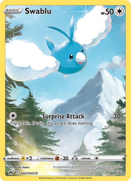 Swablu (GG27/159) Holographic card image