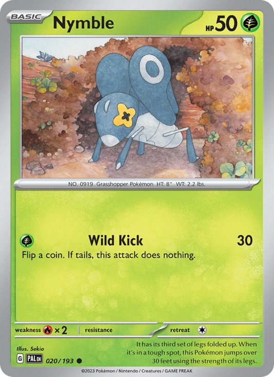 Nymble (020/193) Reverse Holo card image