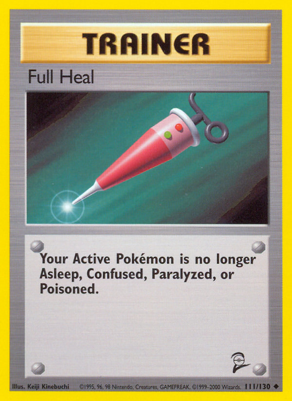 Full Heal (111/130) Reverse Holo card image