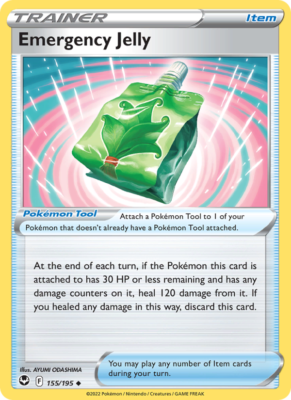 Emergency Jelly (155/195) Reverse Holo card image