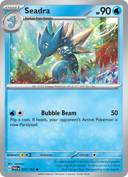 Seadra (031/182) Reverse Holo card image