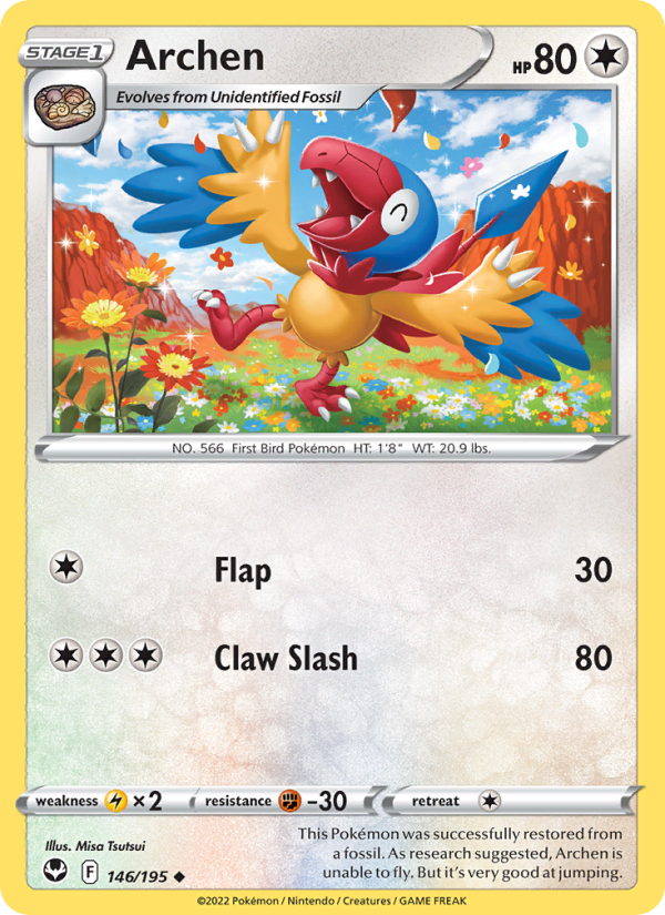 Archen (146/195) Reverse Holo card image