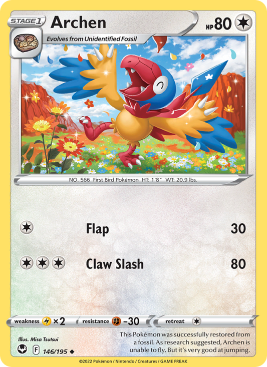 Archen (146/195) Reverse Holo card image