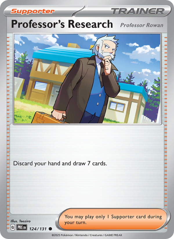 Professor's Research (124/131) Reverse Holo card image