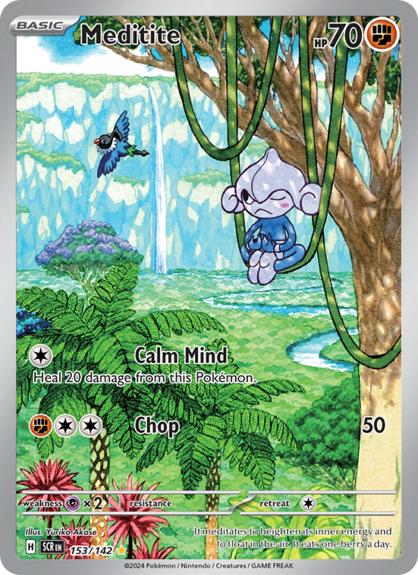 Meditite (153/142) Holographic card image