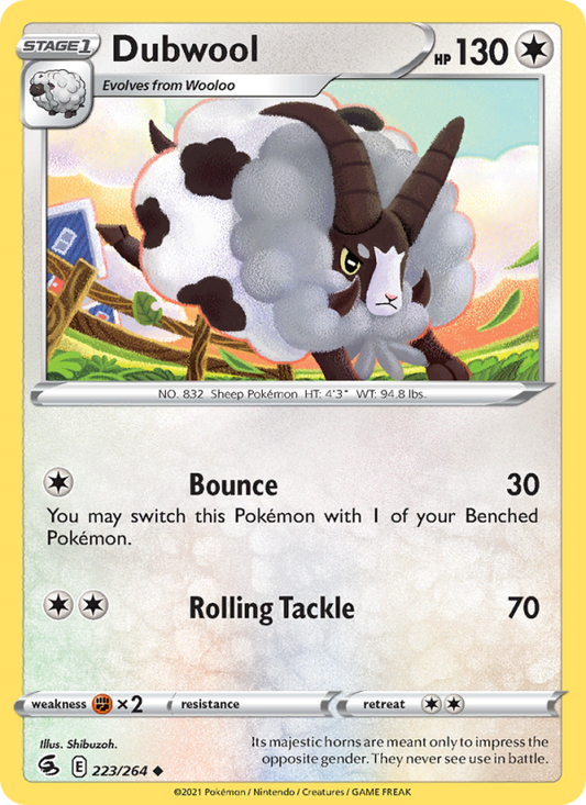 Dubwool (223/264) Reverse Holo card image