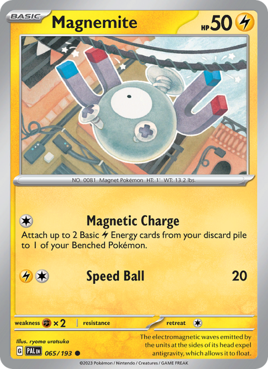 Magnemite (065/193) Reverse Holo card image