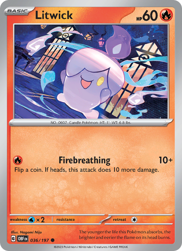 Litwick (036/197) Reverse Holo card image