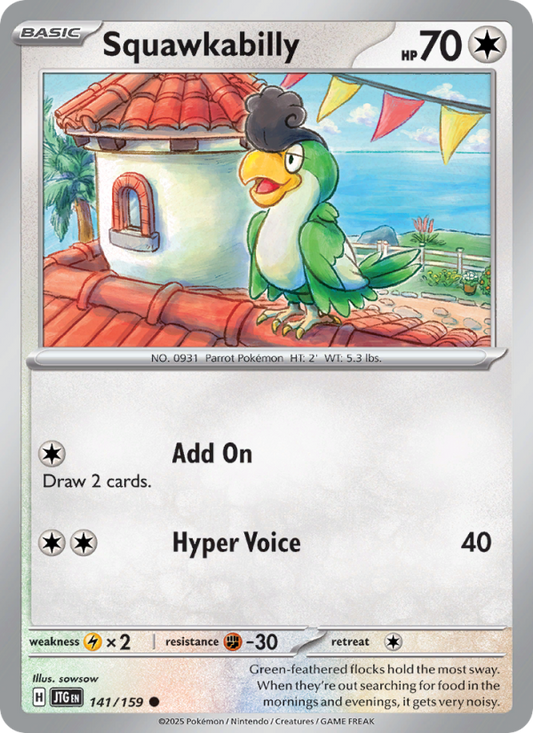Squawkabilly (141/159) Reverse Holo card image