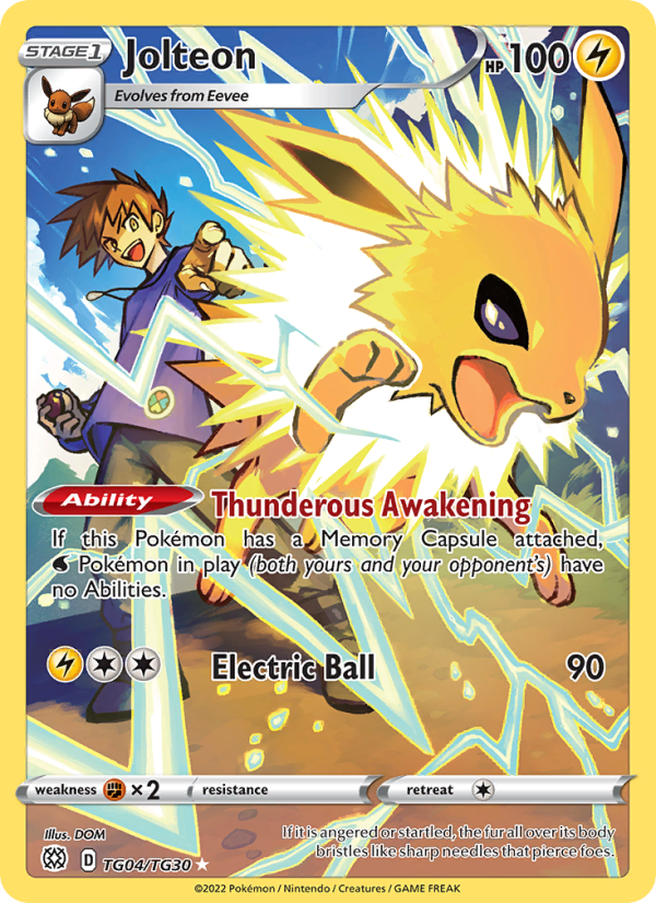 Jolteon (TG04/172) Holographic card image