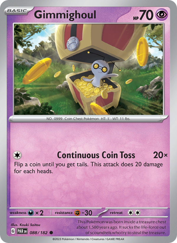 Gimmighoul (088/182) Reverse Holo card image