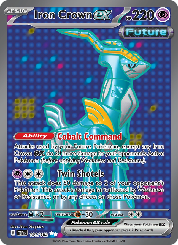 Iron Crown ex (191/162) Holographic card image