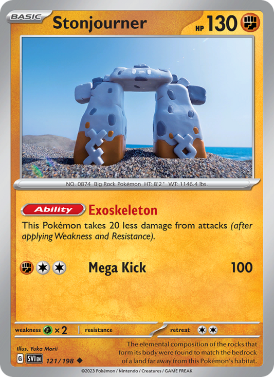Stonjourner (121/198) Reverse Holo card image