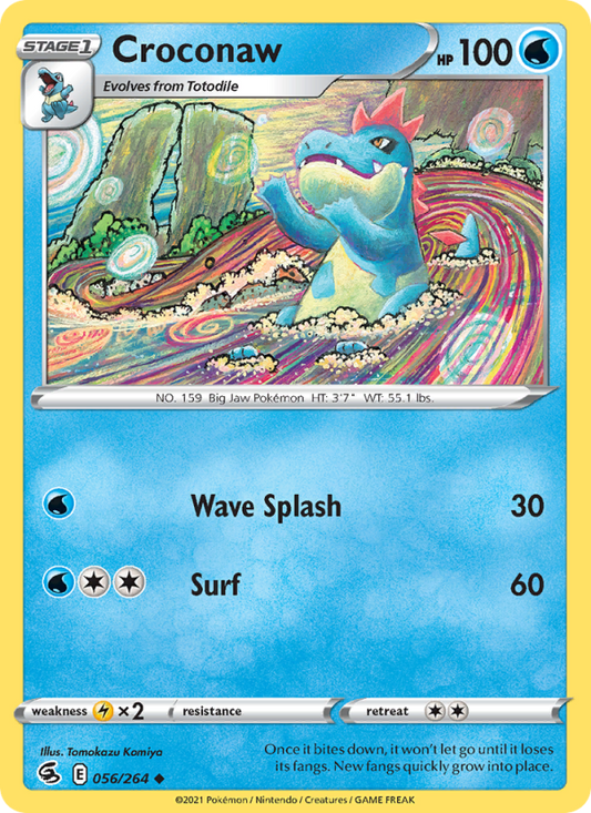 Croconaw (056/264) Reverse Holo card image