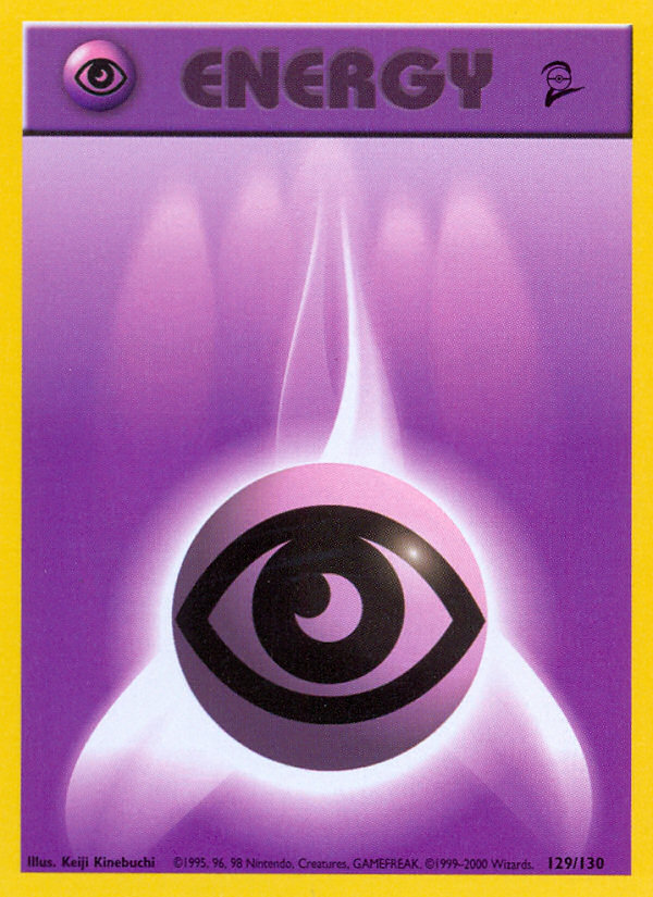 Psychic Energy (129/130) Reverse Holo card image
