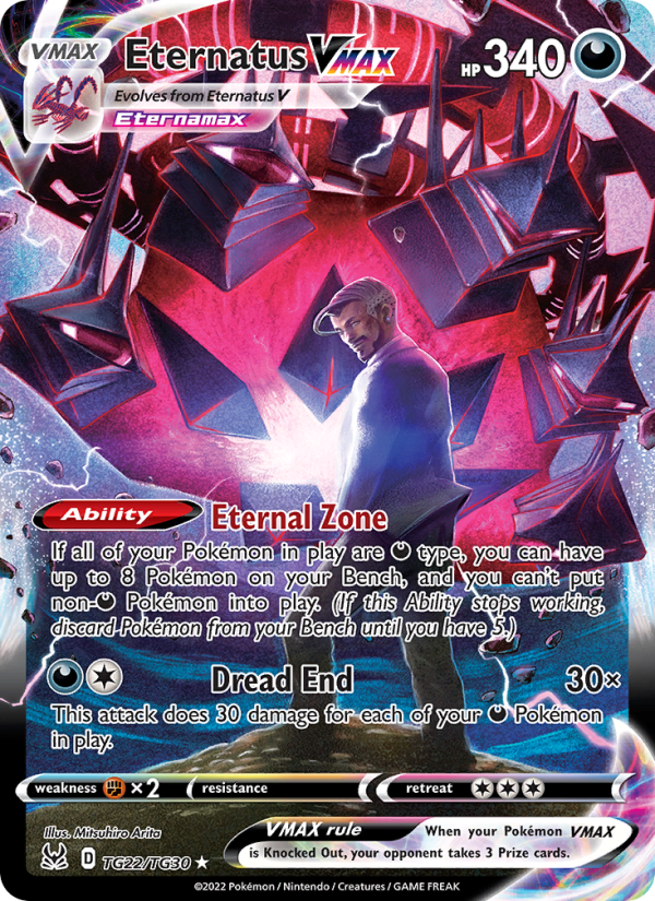 Eternatus VMAX (TG22/196) Holographic card image