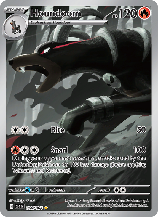 Houndoom (066/64) Holographic card image