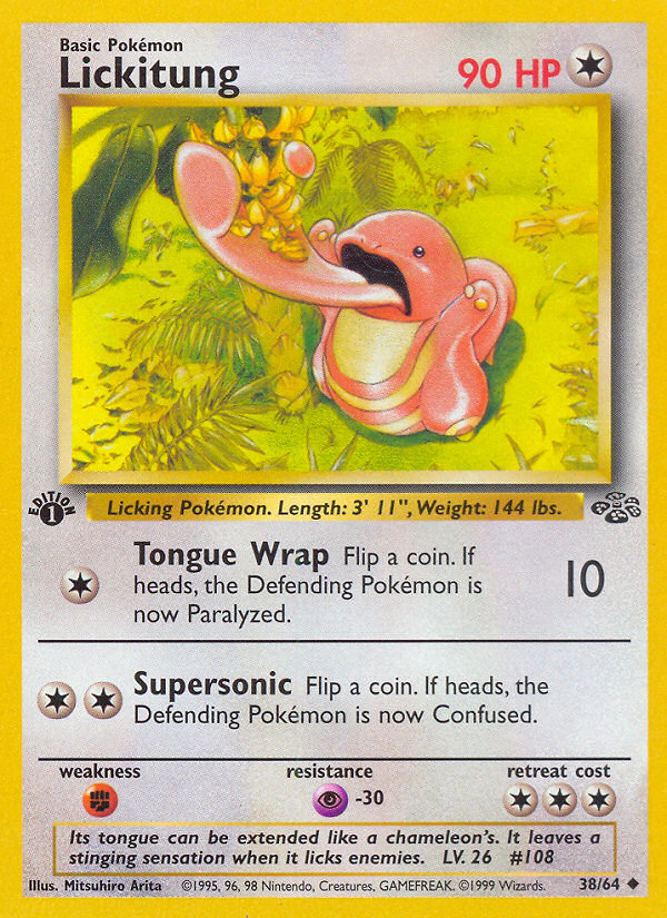 Lickitung (038/64) Reverse Holo card image