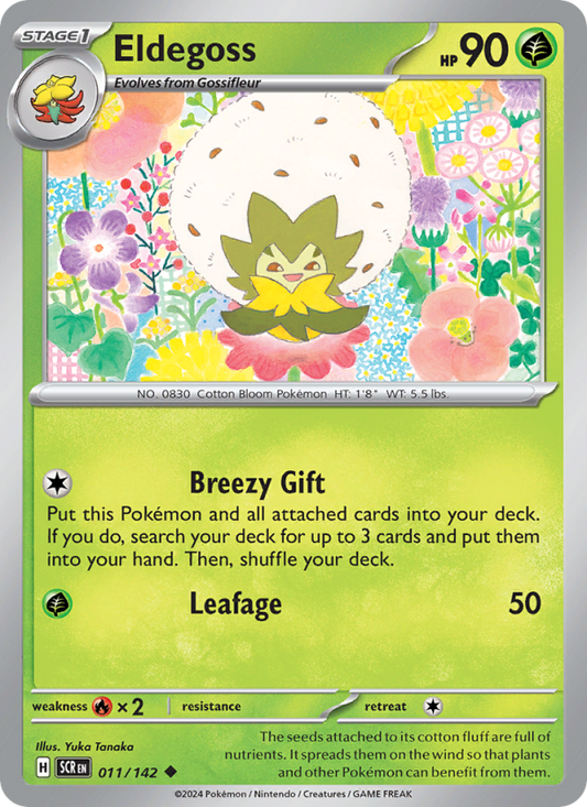 Eldegoss (011/142) Reverse Holo card image