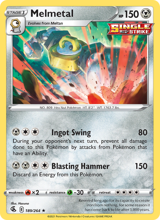 Melmetal (189/264) Reverse Holo card image