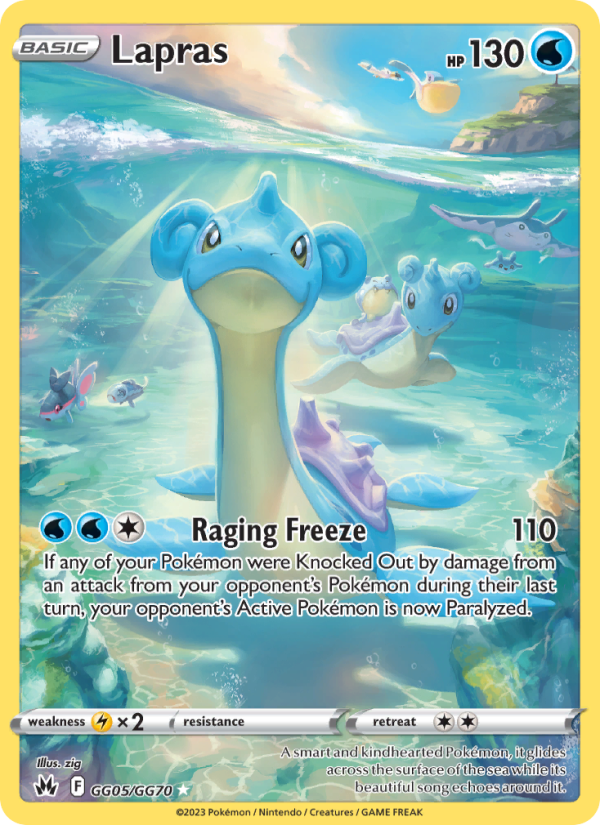 Lapras (GG05/159) Holographic card image