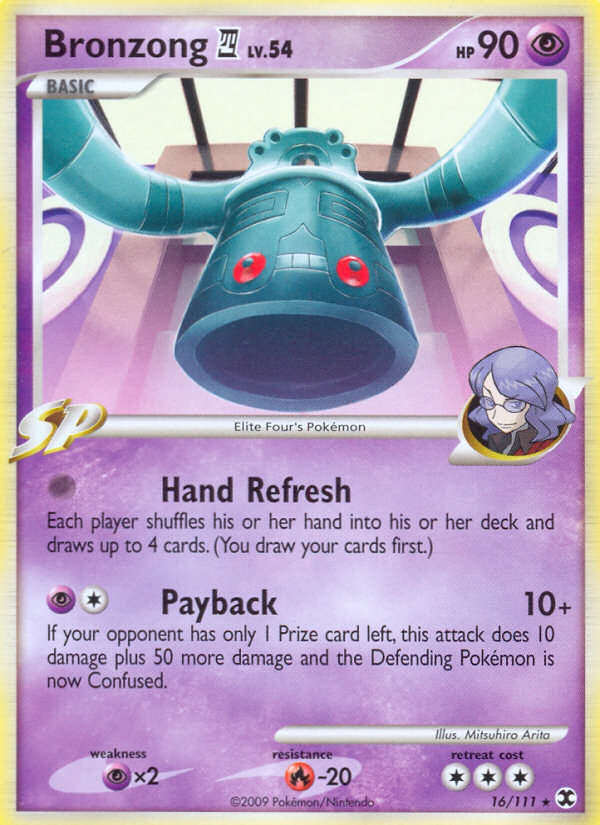 Bronzong 4 (016/111) Reverse Holo card image