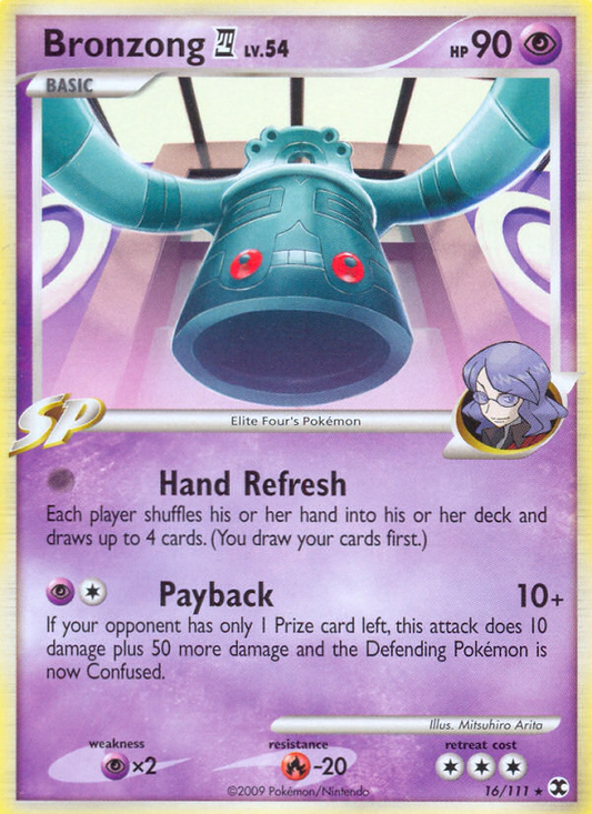Bronzong 4 (016/111) Reverse Holo card image