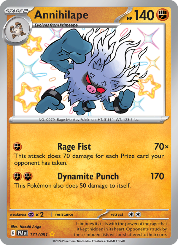 Annihilape (171/91) Holographic card image