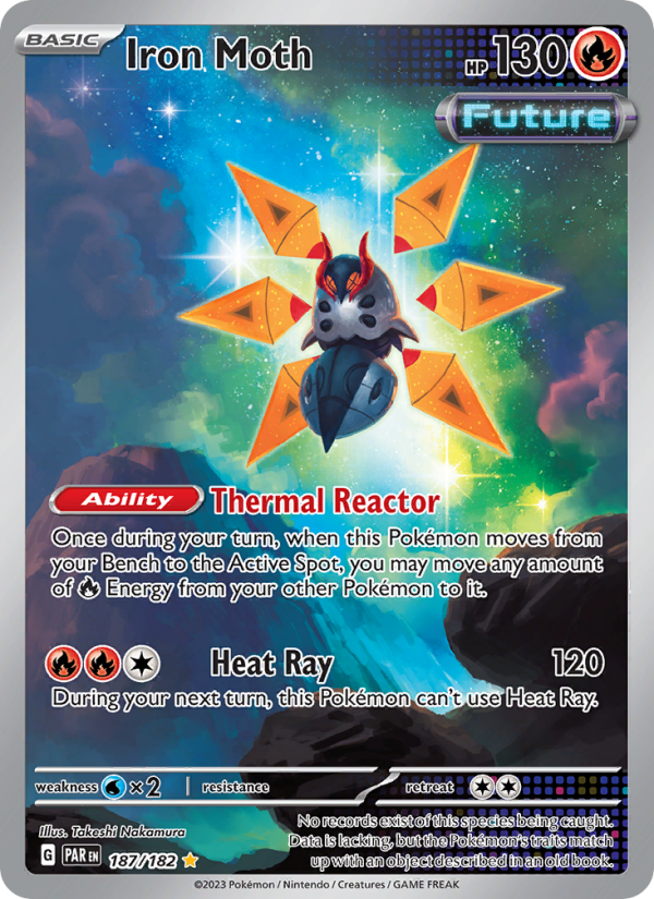 Iron Moth (187/182) Holographic card image