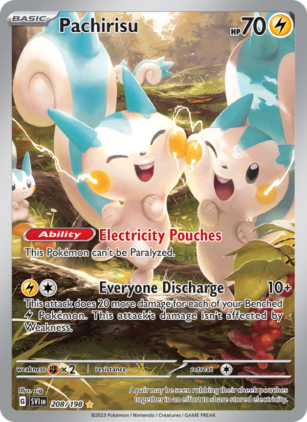 Pachirisu (208/198) Holographic card image