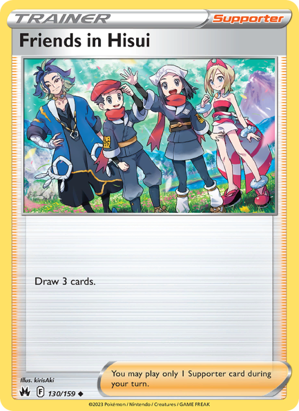 Friends in Hisui (130/159) Reverse Holo card image
