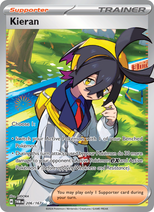 Kieran (206/167) Holographic card image