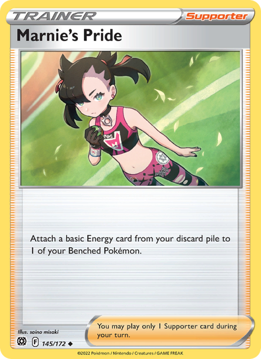 Marnie's Pride (145/172) Reverse Holo card image