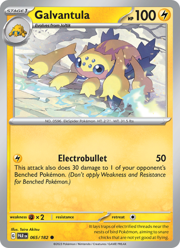 Galvantula (065/182) Reverse Holo card image